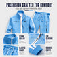 ✨Men's Geometric Print Full-Zip Jacket & Pants Set