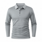 Men's Long Sleeve Collared T-Shirt