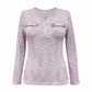 🌸Hot Sale 50% OFF💖Women's Long Sleeve V-Neck Half Zip Knit Top