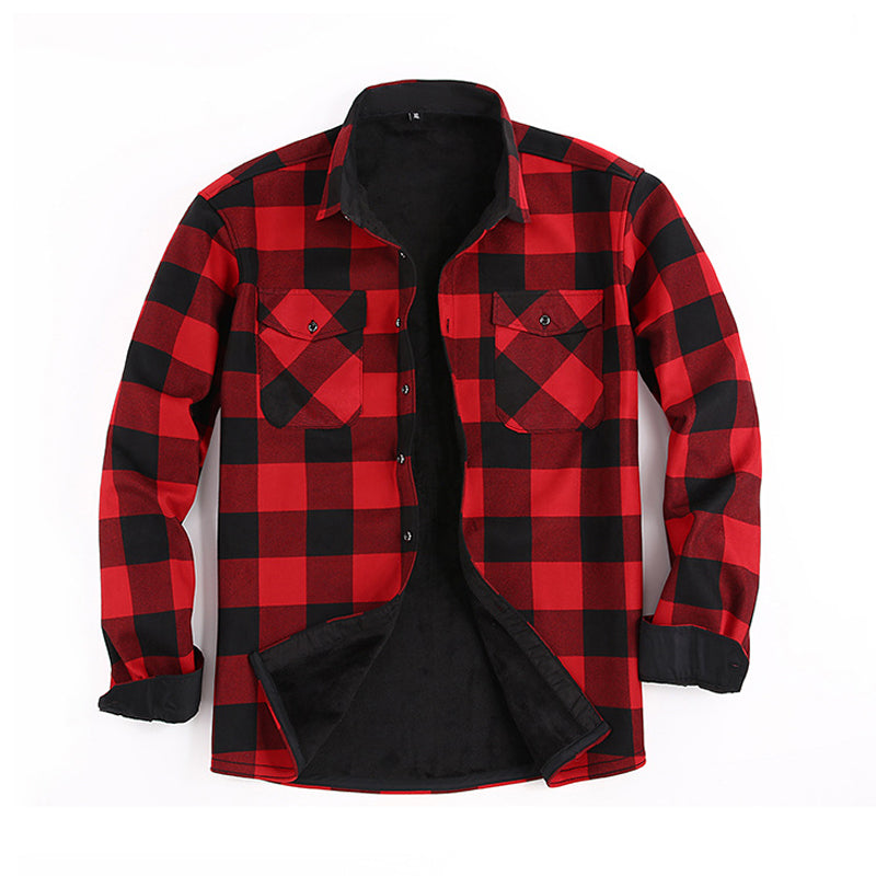 🧥Men's Winter Thermal Plaid Shirt Jacket
