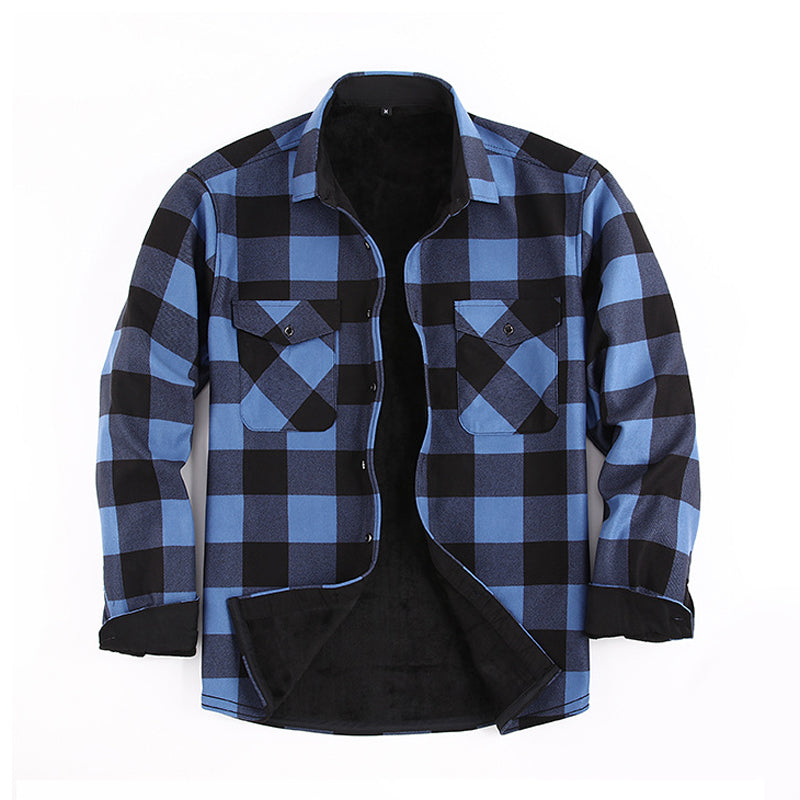 🧥Men's Winter Thermal Plaid Shirt Jacket