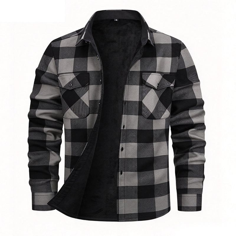 🧥Men's Winter Thermal Plaid Shirt Jacket