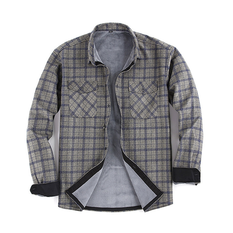 🧥Men's Winter Thermal Plaid Shirt Jacket