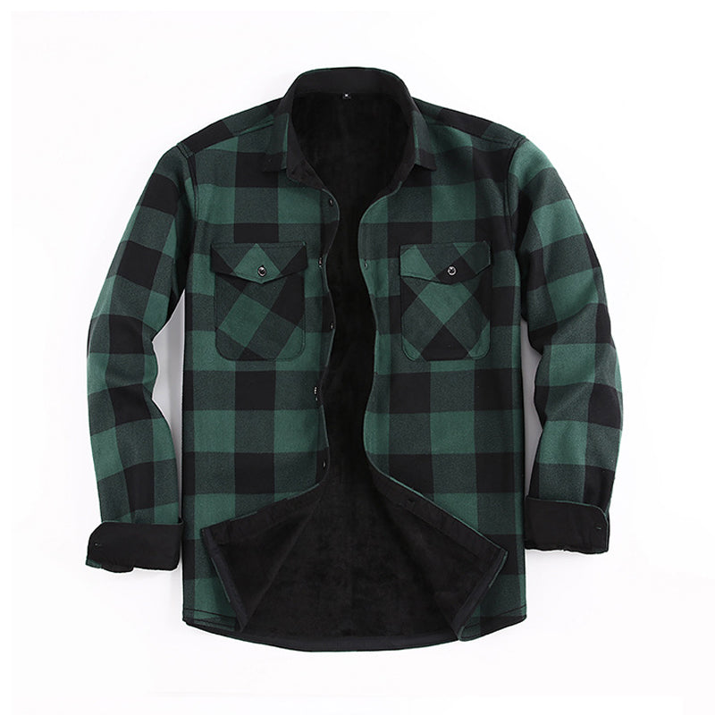 🧥Men's Winter Thermal Plaid Shirt Jacket