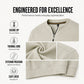 🧶Ribbed Texture, Minimalist Style🧥 Men's Half-Zip Ribbed Sweatshirt – Knit Texture, Soft & Warm ✨