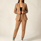 👖 Women's Open Front Blazer & Pants Set – Soft & Skin-Friendly, Free Movement ✨
