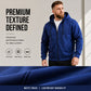 Men's Casual Warm Zip Up Hooded Jacket