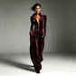 🖤Black Friday Sale:50% OFF🖤 Women's Chic Stand Collar Velvet Jumpsuit