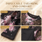 Women's 2 Piece Dress Set with Long Sleeve Mesh Chain Print Bodycon Midi Dress and Inner Slip Dress