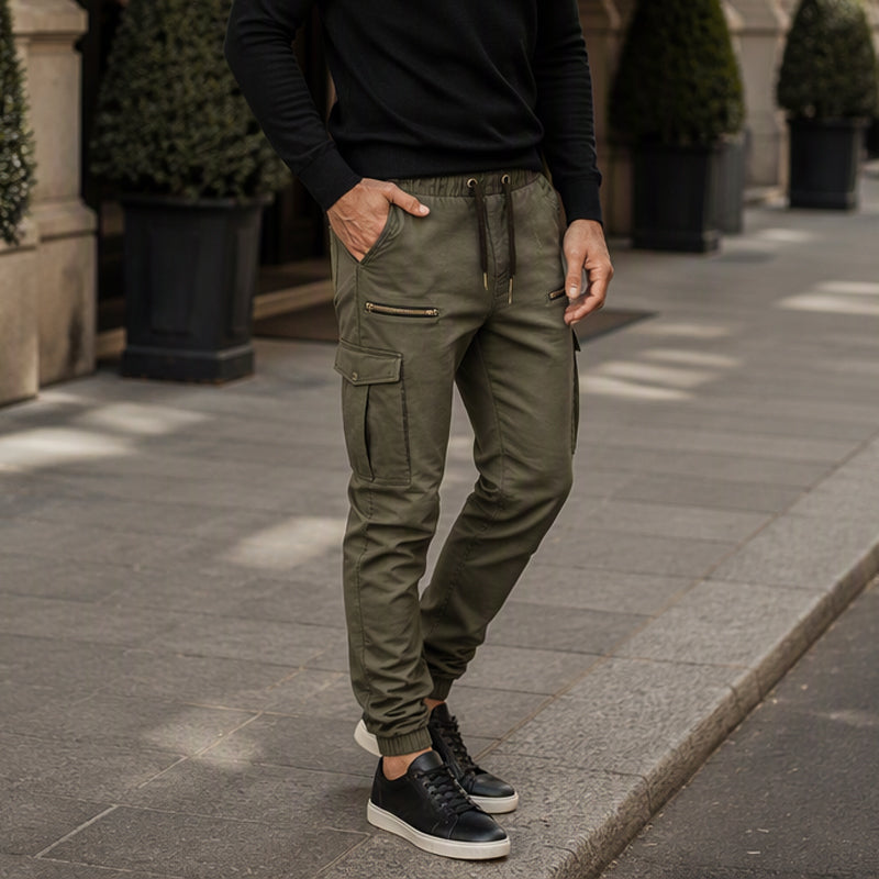 Men's Casual Slim Fit Cargo Pants