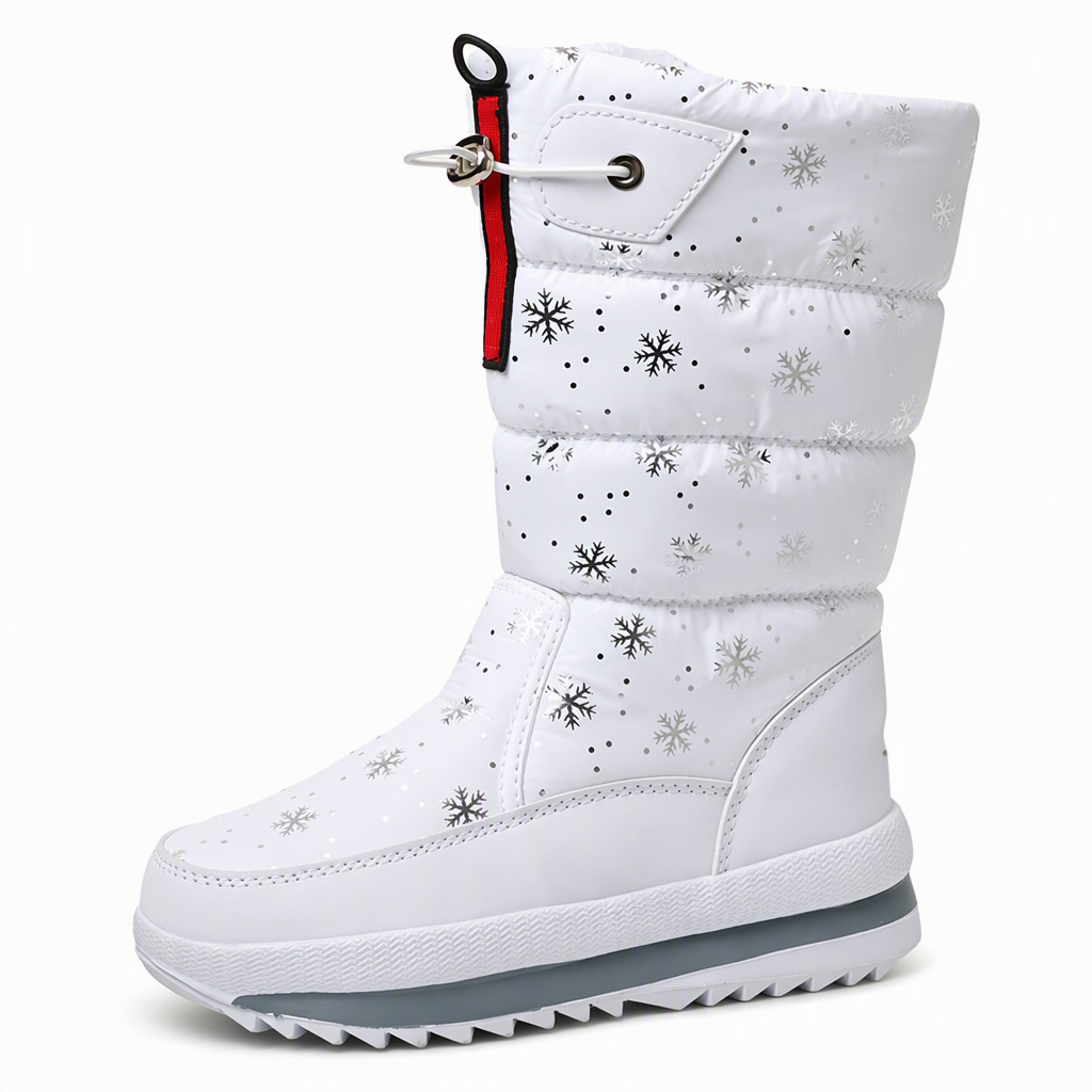 💕BUY 2 Free Shipping✈️ Women's High‑Top Winter Snow Boots, Waterproof Non‑Slip Tall Boots with Thick Plush Lining & Thick Sole for Outdoor Snowy Days👢