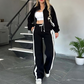 🌸Hot Sale 50% OFF💖Women's Stripe Sporty 2-Piece Set