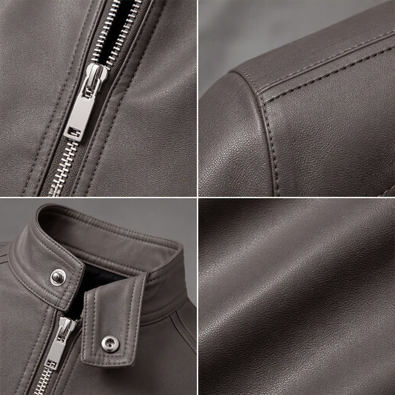 Warm Slim-Fit Biker Jacket 🏍️✨ – Stylish & Cozy Outerwear