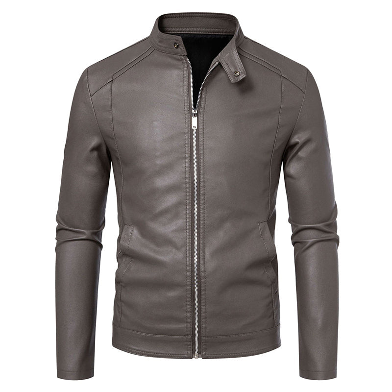 Warm Slim-Fit Biker Jacket 🏍️✨ – Stylish & Cozy Outerwear