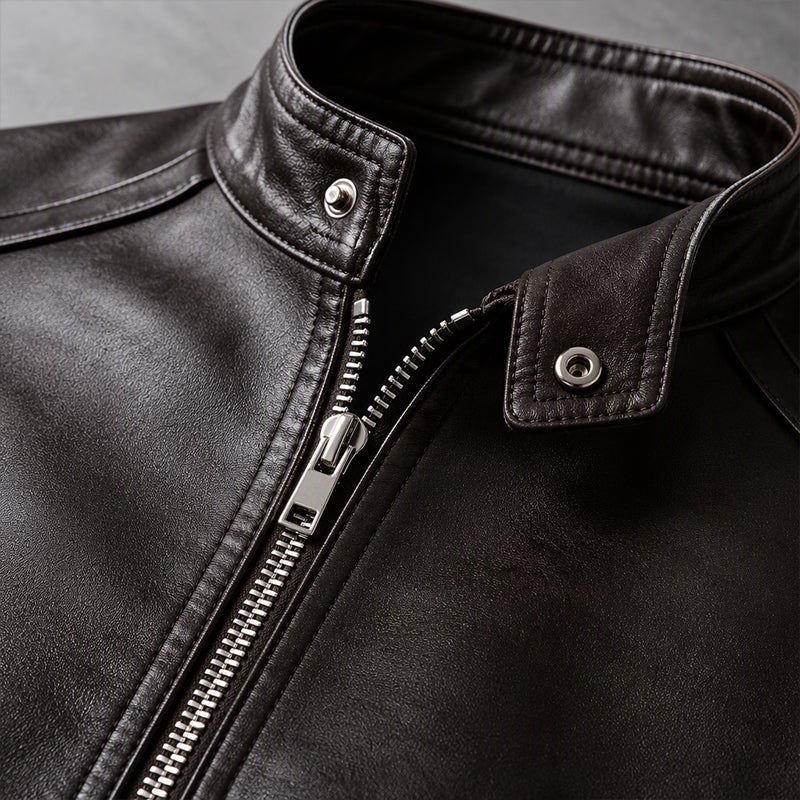 Warm Slim-Fit Biker Jacket 🏍️✨ – Stylish & Cozy Outerwear