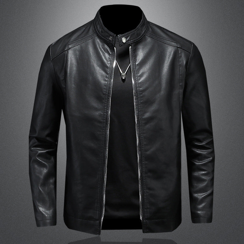 Warm Slim-Fit Biker Jacket 🏍️✨ – Stylish & Cozy Outerwear