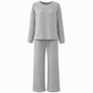 Women's Casual Knit Loungewear Set