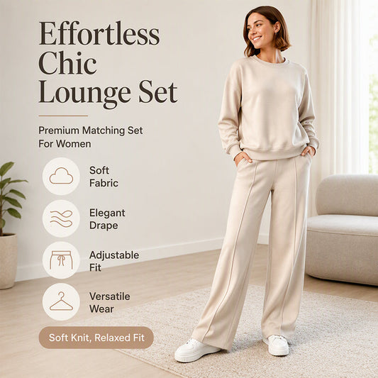 Women's Crewneck Sweatshirt & Sweatpants Set