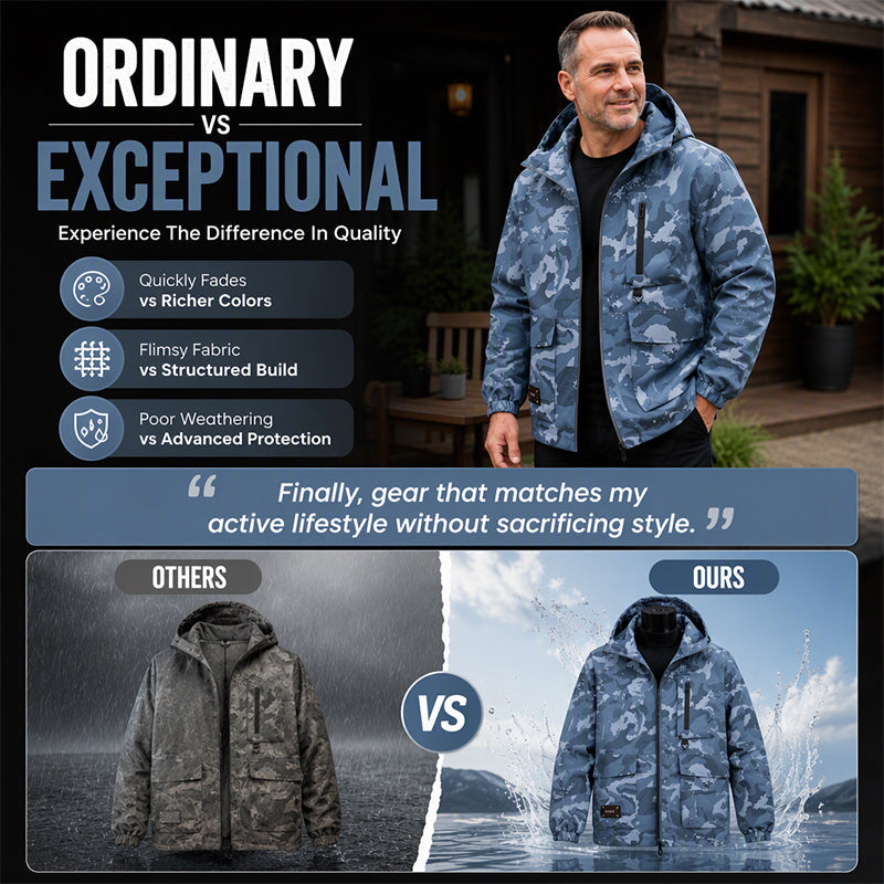 Women's Stylish Camouflage Hooded Jacket