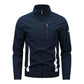 Men’s Casual Stand-Collar Zipper Jacket