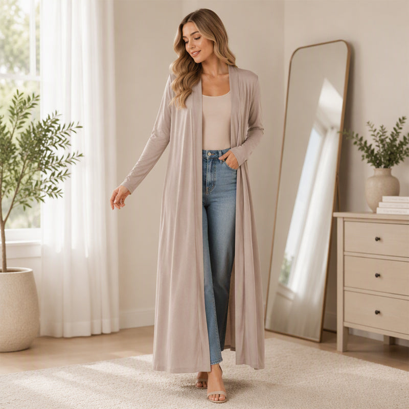 🖤Black Friday Sale:50% OFF🖤 Women's Open Front Maxi Long Cardigan