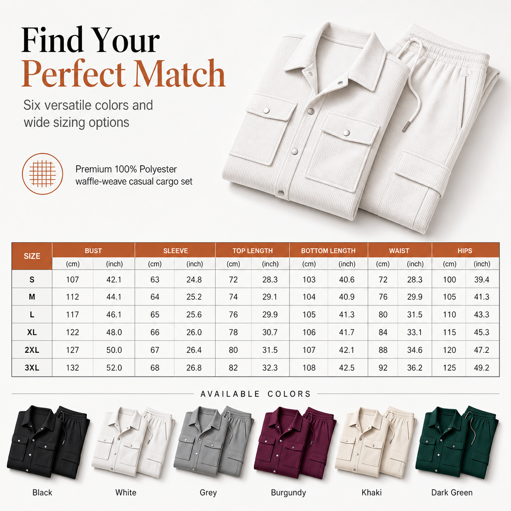 ⚡Free Shipping🔥Men's Casual Waffle Knit Jacket and Pants Set