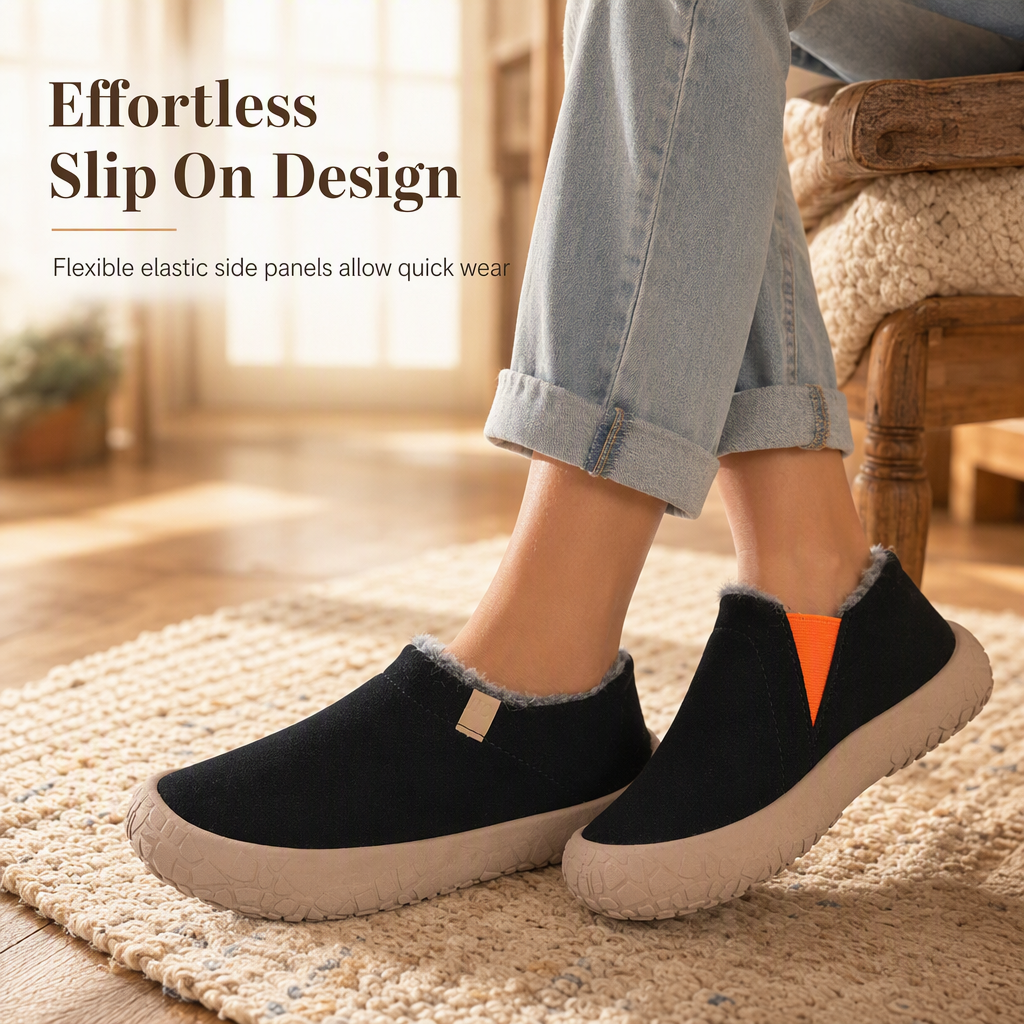 Women's Warm Slip-On Winter Snow Shoes