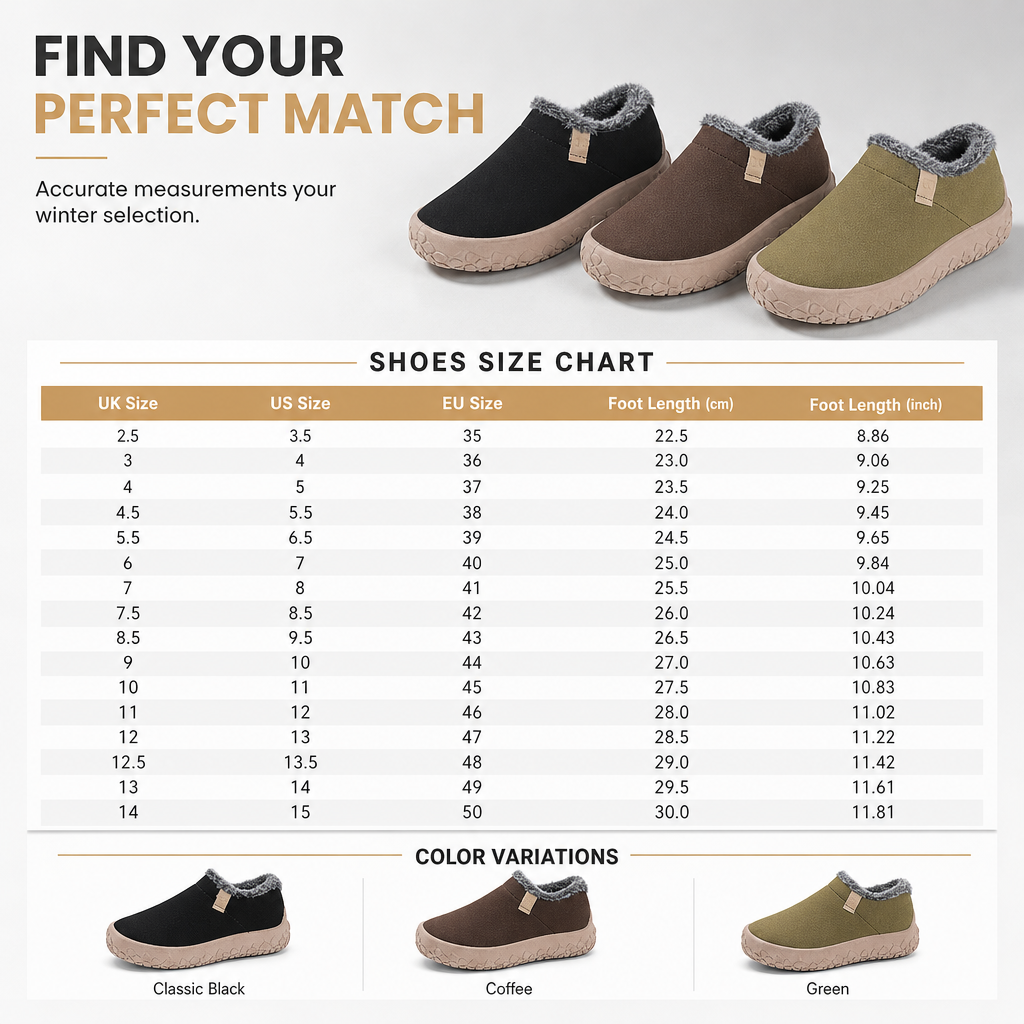 Women's Warm Slip-On Winter Snow Shoes