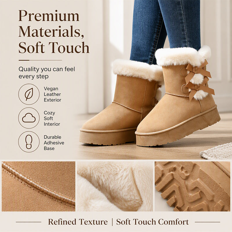 Women's Winter Non-Slip Warm Lining Snow Boots
