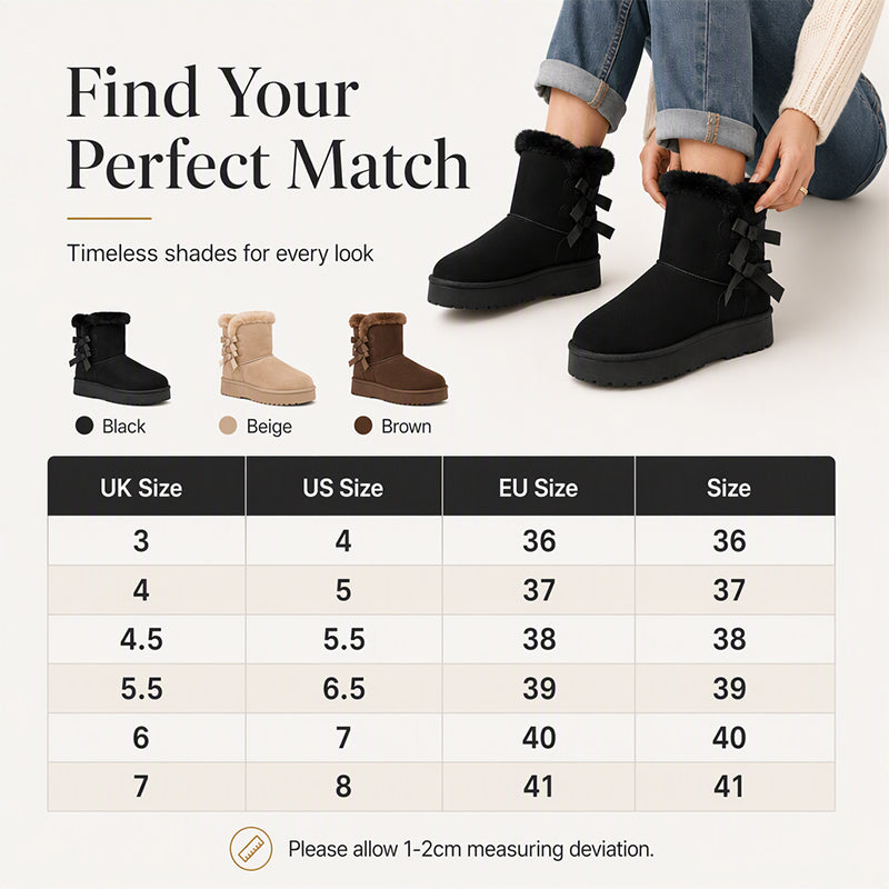 Women's Winter Non-Slip Warm Lining Snow Boots