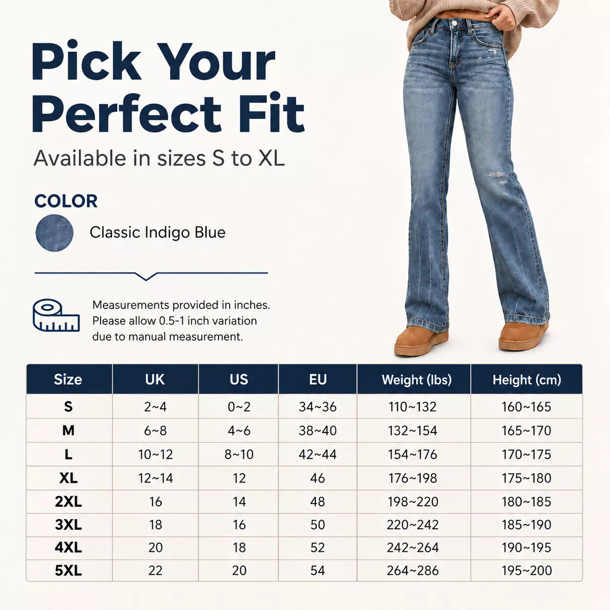 Finally, Jeans That Don't Make You Choose Between Style and Comfort — Women's Stretchy High-Waisted Jeans with a Flattering Rise and Easy Everyday Appeal