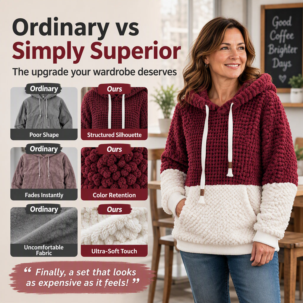 Women's Winter Cozy Thermal Hooded Sweatshirt