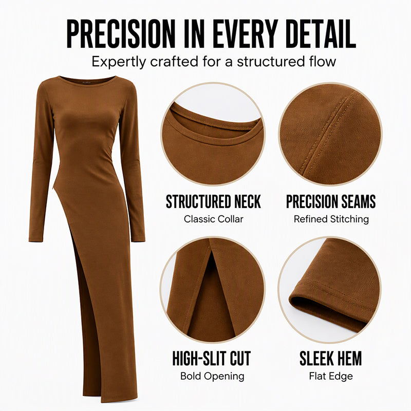 Women's Chic High Slit Asymmetric Longline Top