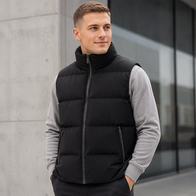 💥✨Men's Classic Stand Collar Padded Vest