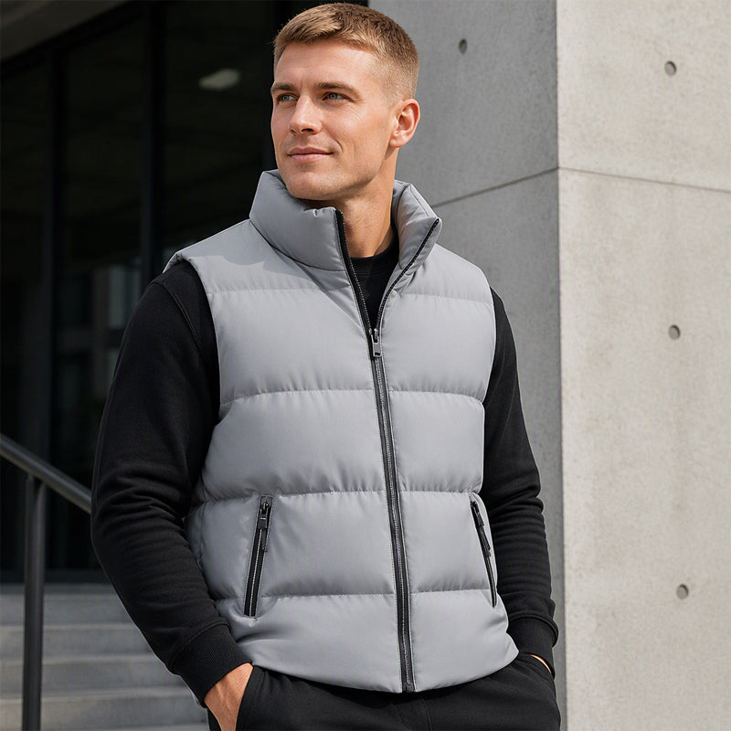 💥✨Men's Classic Stand Collar Padded Vest