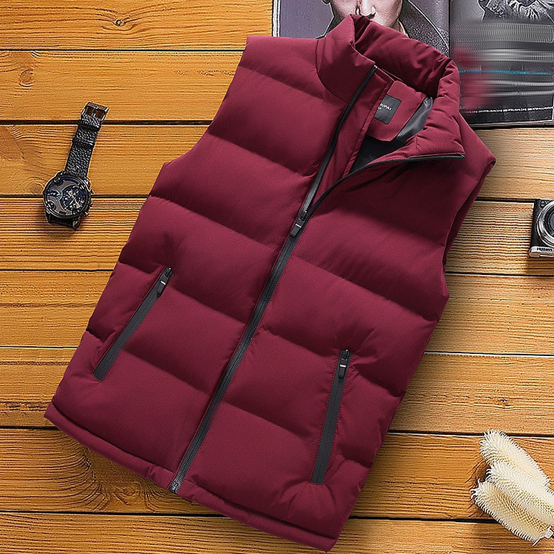 💥✨Men's Classic Stand Collar Padded Vest