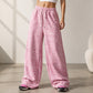 ⏳LAST DAY SALE SAVE 50% 👖Women's Casual Leopard Print Wide Leg Sweatpants