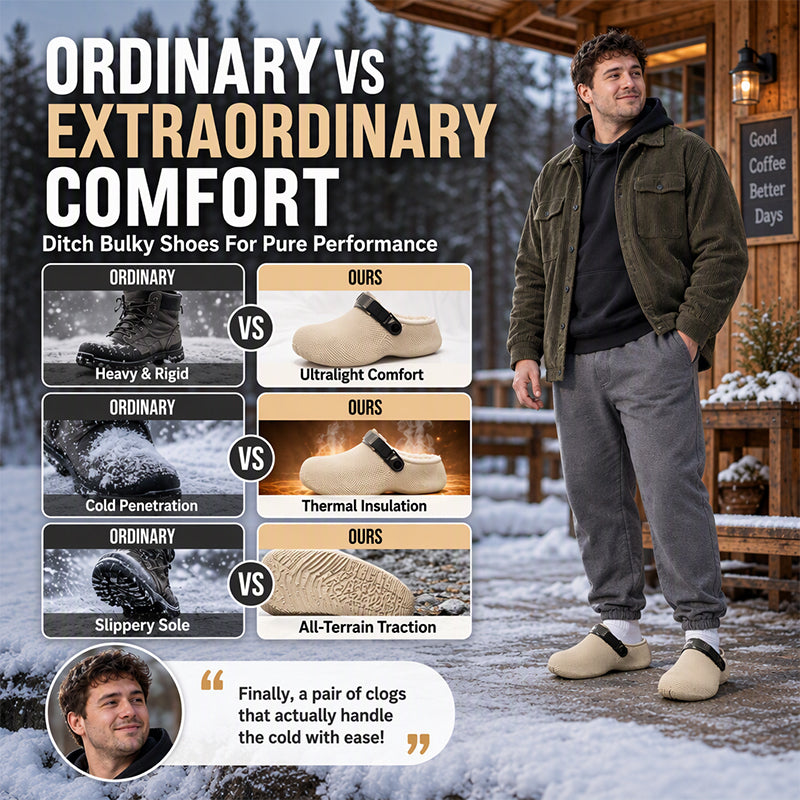 🧸 Men's Plush-Lined Winter Slippers | Warm & Cozy – Soft Comfort for Home Days ✨