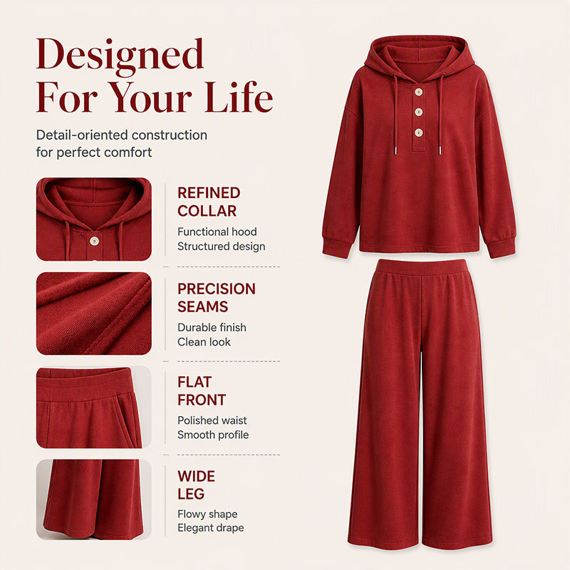 Women's Casual Hoodie and Lounge Pants Set