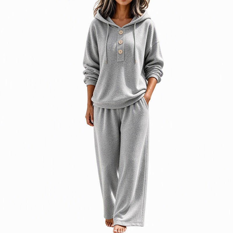 Women's Casual Hoodie and Lounge Pants Set