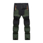 Men's Waterproof Windproof Patchwork Hiking Pants