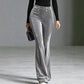Women's High-Waisted Velvet Flare Pants