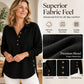 💖Black Friday Mega Deal – 50% off!💖 Women's Waffle Knit Long Sleeve Top ☁️