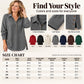 💖Black Friday Mega Deal – 50% off!💖 Women's Waffle Knit Long Sleeve Top ☁️