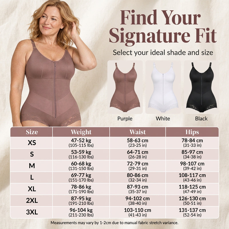 🌺 Women's Plus Size Tummy Control Bodysuit Shapewear