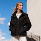 🎉✨ Women's Chic Drawstring Waist Hooded Jacket – Flattering Drawstring Waist, Cozy Hood & Relaxed Fit – Perfect for Fall, Casual Days & Everyday Style