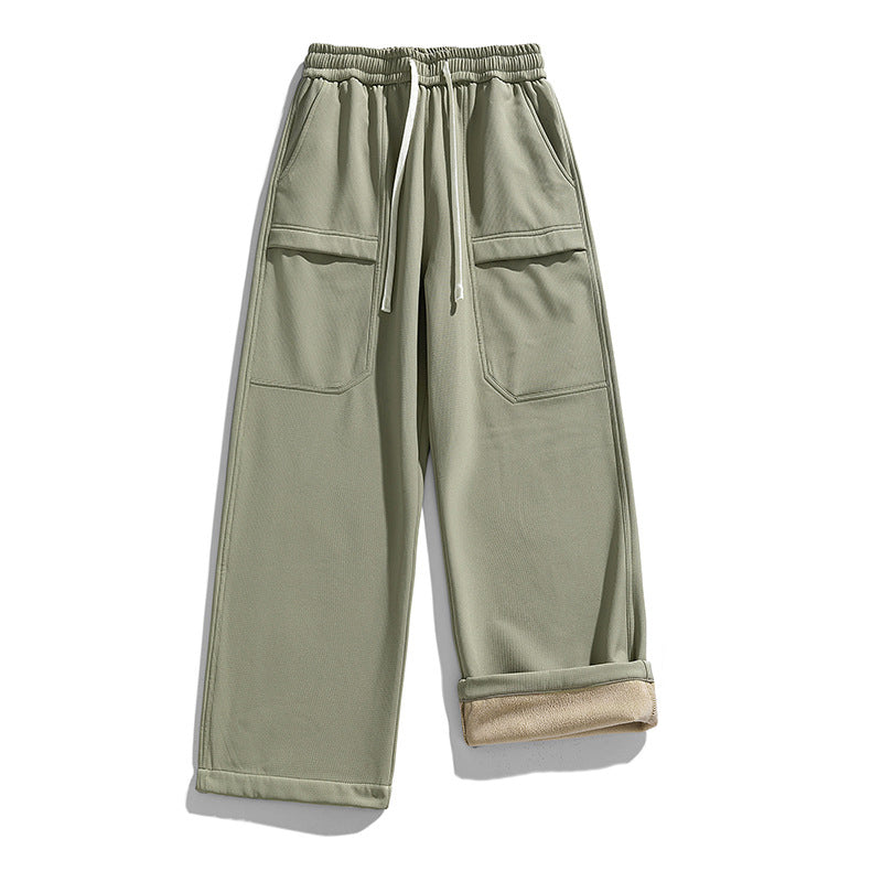 Men's Waterproof Plush-Lined Cargo Pants