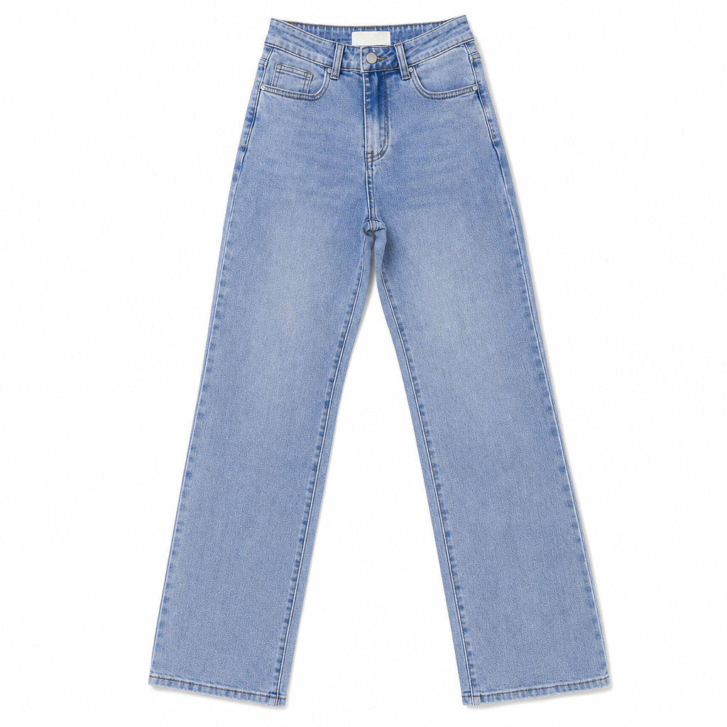 Women's Loose Fit Straight Leg Denim Jeans