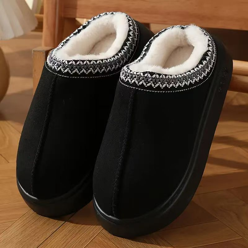 🖤Black Friday Hot Sale 50% OFF♟️Women’s Winter Closed Back House Slippers, Plush Fleece Lined, Thick Non-Slip Sole, Warm Cozy Indoor Home Slippers🥾
