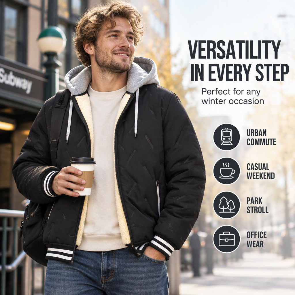 Men's Winter Warm Hooded Jacket